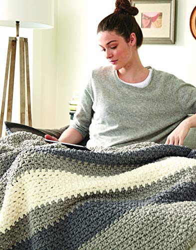 25 Simple & Cozy Crochet Blankets: Easy Patterns for Afghans, Throws, and Baby Blankets WoodArtSupply