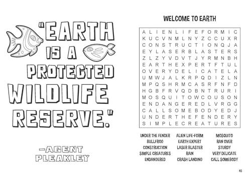 Disney Stitch Word Search and Coloring Book (Coloring Book & Word Search) WoodArtSupply