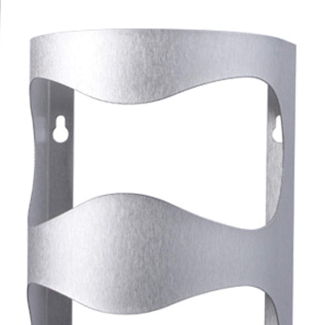 HAOZHAO 4 Bottles Creative Stainless Steel Wall Mounted Red Wine Holder Wine Bottle Storage Rack Storage Shelf Holders (Color : Silver) HAOZHAO