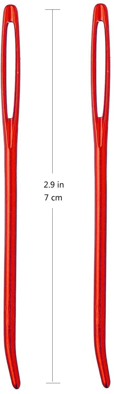 Various Cable Stitch Holders Knitting Needles,Curved Large-Eye Blunt Tapestry Sewing Yarn Needles Weaving, Knitting Metal Stitch Markers Clips- All Metal Knitting Accessories Tiazey