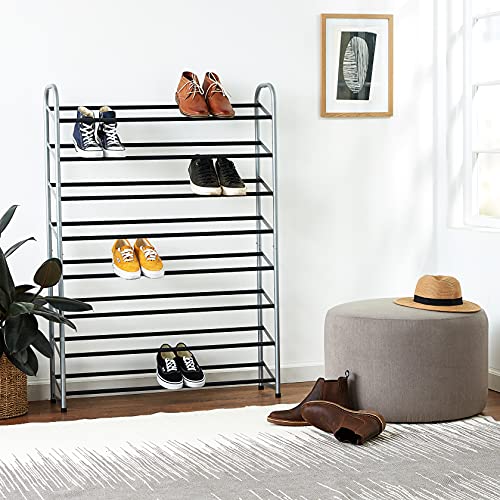 Whitmor 8 Tier Shoe Tower - 40 Pair - With Non-Slip Racks Whitmor