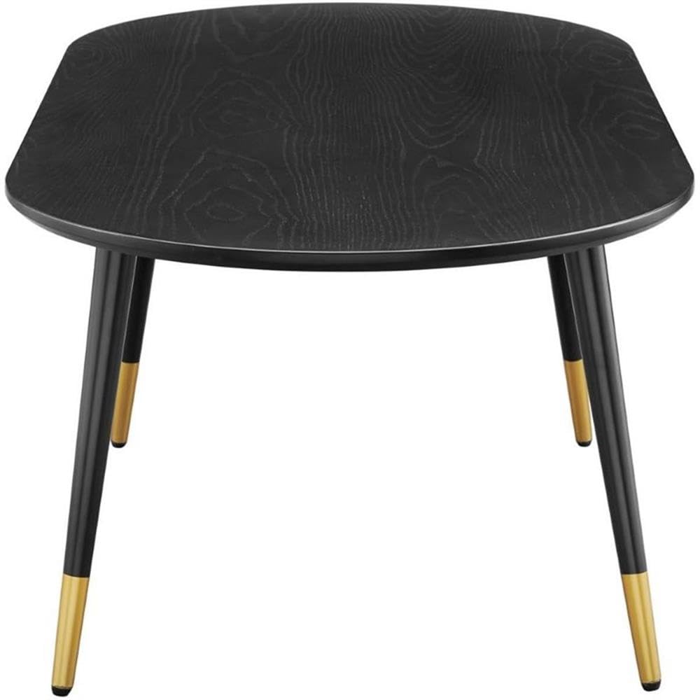 Modway Vigor Coffee Table, 47" Oval, Black Modway