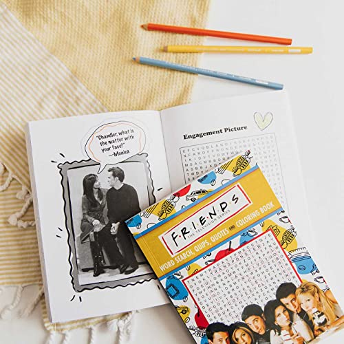 Friends Word Search, Quips, Quotes, and Coloring Book (Coloring Book & Word Search) WoodArtSupply