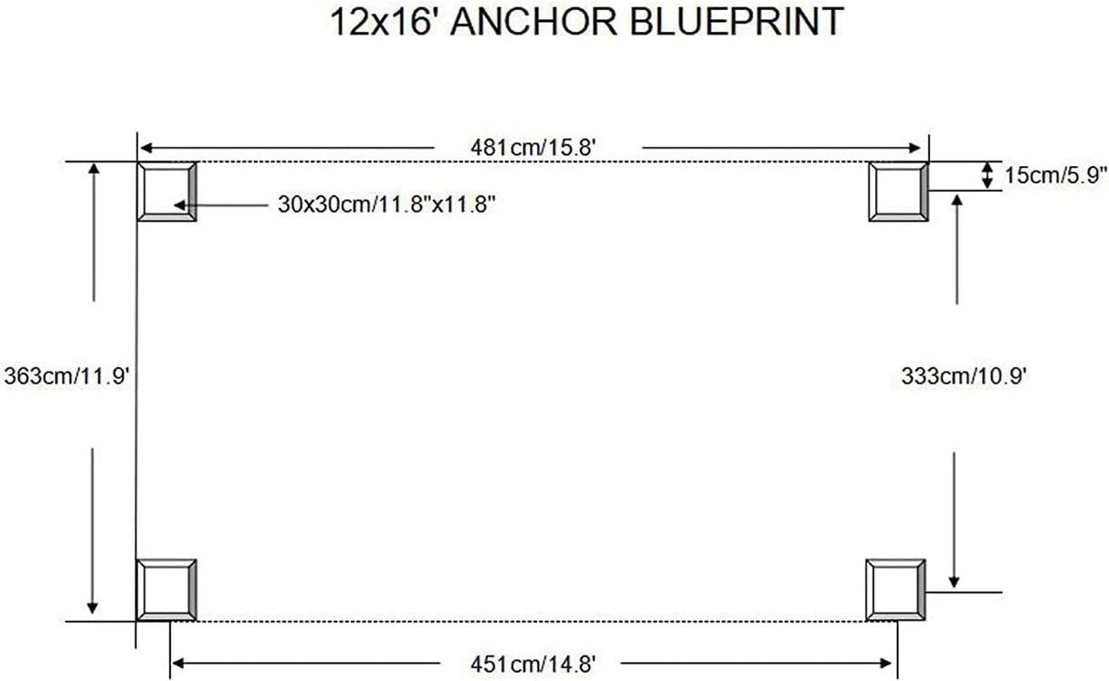 Kozyard Alexander 12‘ X 16’ Hardtop Aluminum Permanent Gazebo with a Mosquito Net and Privacy Sidewalls, Permanent Gazebo Pavilion for Patio, Backyard (Alexander 12'x16' (Brown)) Kozyard
