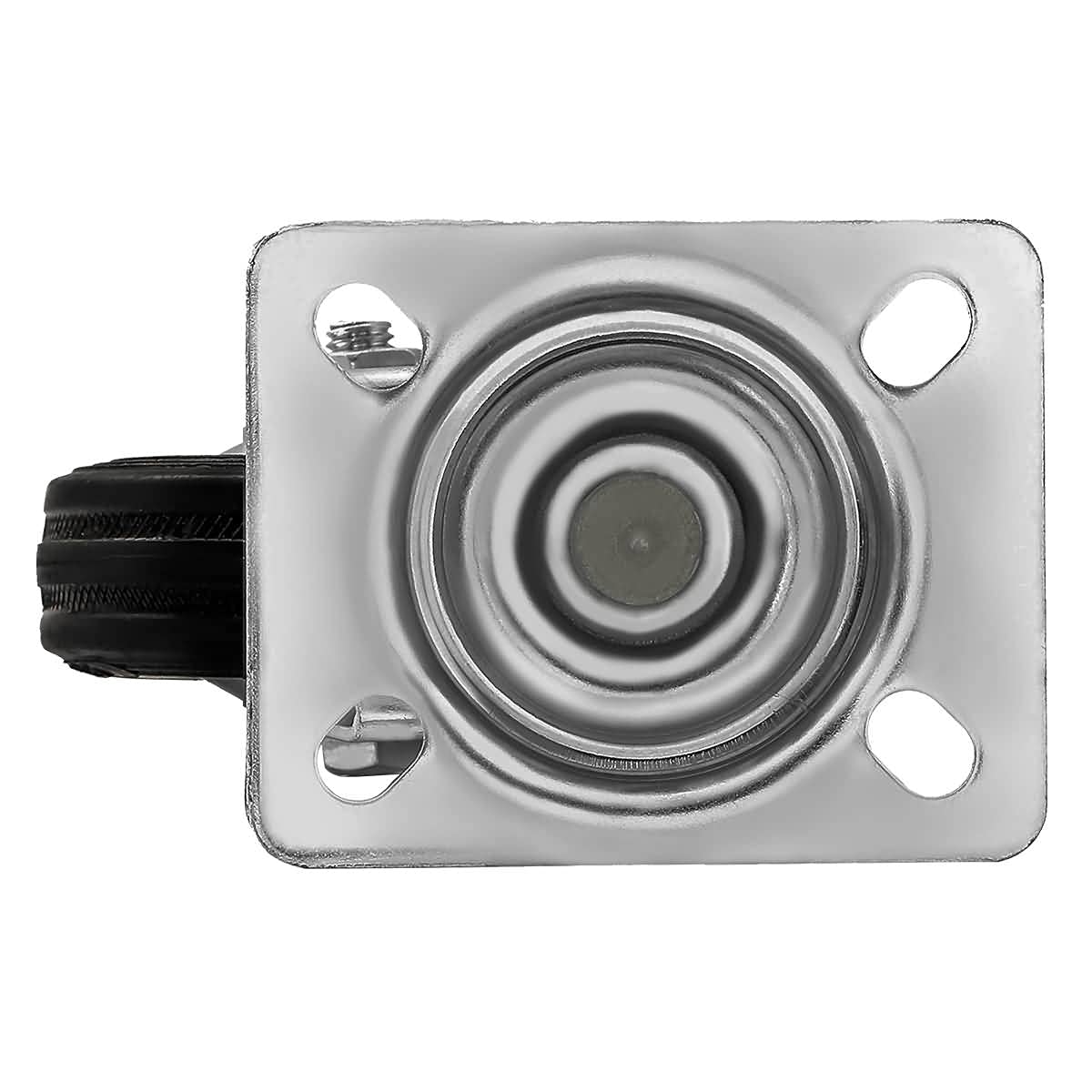 Online Best Service 12 Pack 3" Swivel Caster Wheels Rubber Base with Top Plate & Bearing Heavy Duty (12 Pack - no Brake) Online Best Service