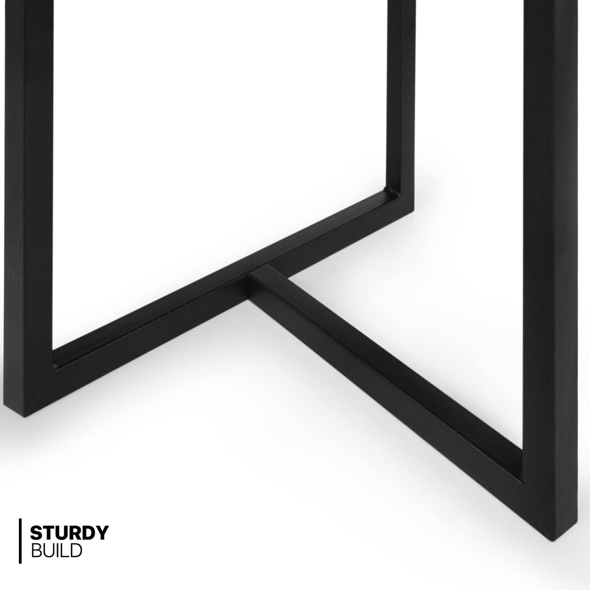 MoNiBloom Small Coffee Table Set of 2, Nesting Coffee Table with Steel Frame for Small Spaces Living Room Bedroom Office, Easy to Assemble, Walnut MoNiBloom