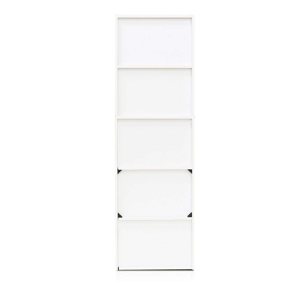 Furinno Luder Bookcase / Book / Storage , 5-Tier, White Furinno