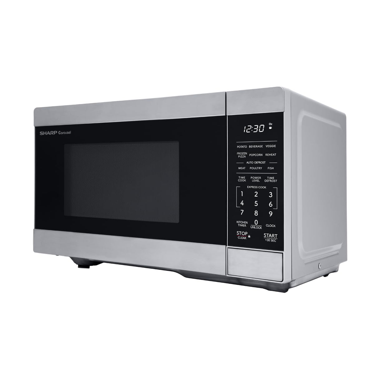 SHARP SMC0761KS Oven Countertop Microwave, 0.7 CuFt, Stainless Steel Sharp