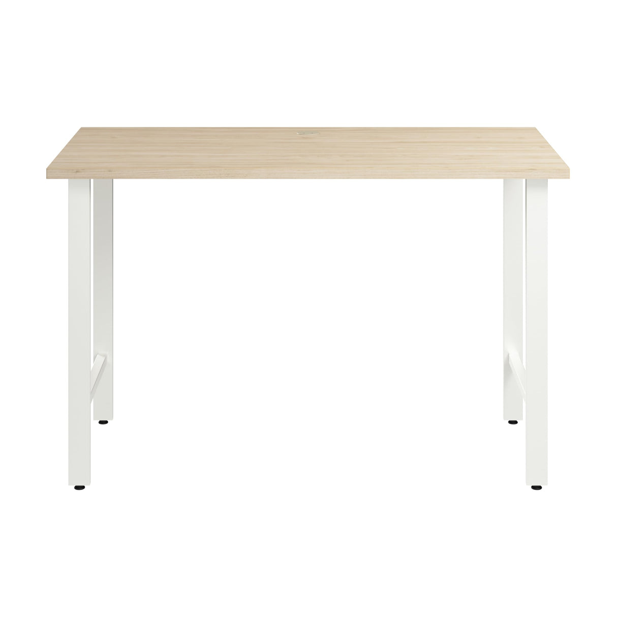 Bush Business Furniture Hustle 48W x 24D Computer Desk with Metal Legs in Natural Elm, Modular Office Table for Home and Professional Workspace Bush Business Furniture
