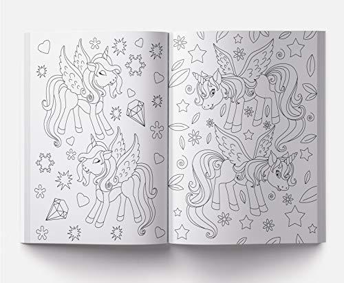 101 Unicorn Colouring Book: Fun Activity Colouring Book For Children WoodArtSupply
