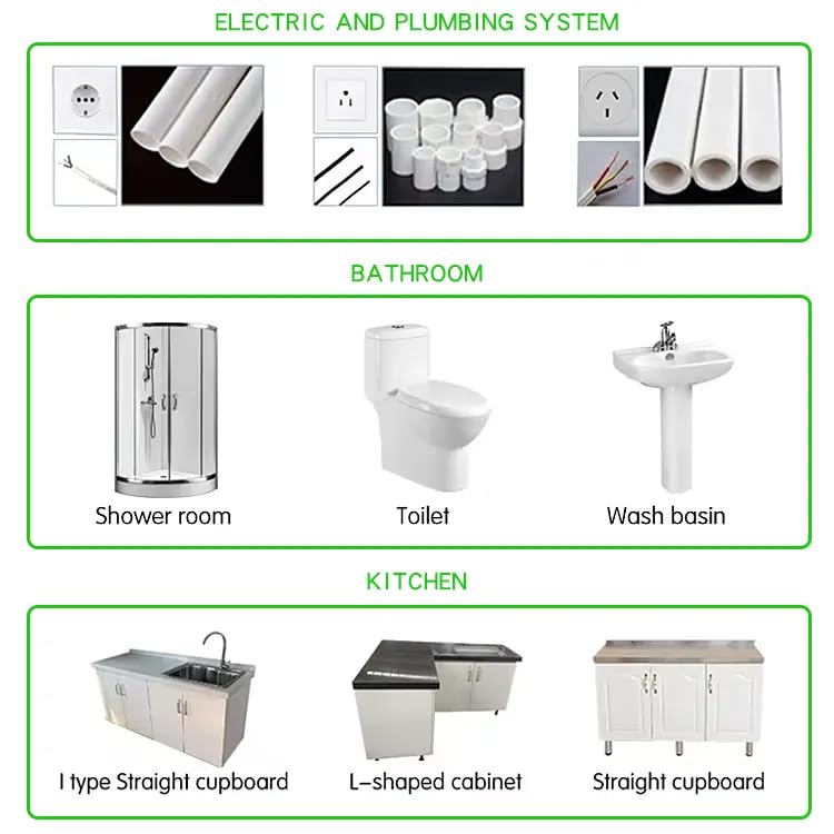 Tiny Homes for Sale Prefab, Prefab Luxury Villa Prefabricated Tiny Home Expandable Custom Container House 20ft 40ft Casas Prefabricadas 4 Habitaciones Generic