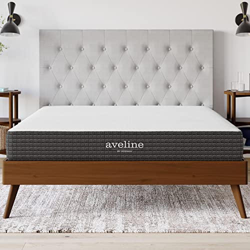 Modway Aveline Gel Infused Memory Mattress with CertiPUR-US Certified Foam, Queen, White Modway