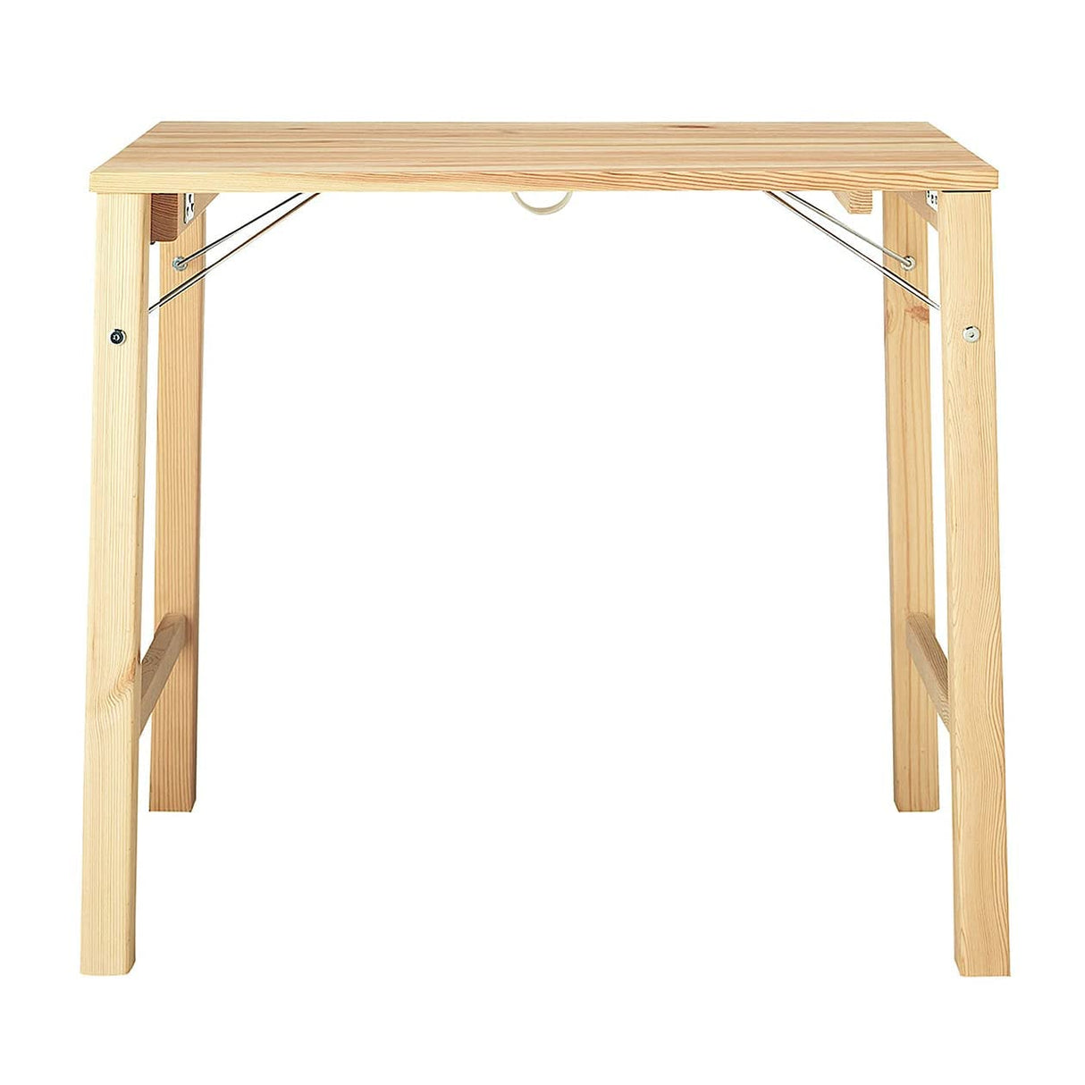 MUJI 18499441 Folding Pine Wood Table, (W x D x H): 31.5 x 19.7 x 27.6 inches (80 x 50 MUJI