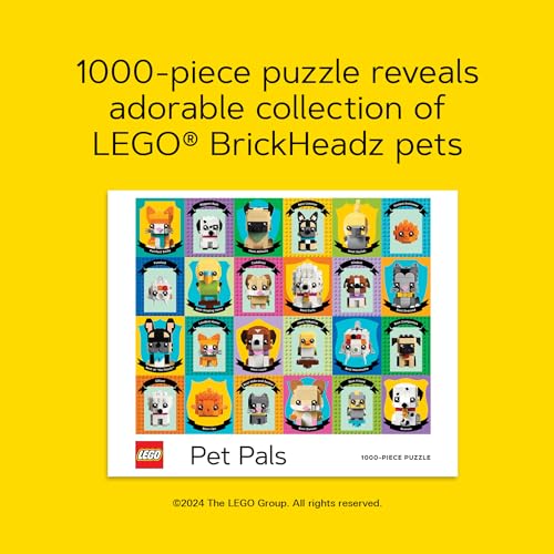 Lego Pet Pals 1000-Piece Puzzle Chronicle Books
