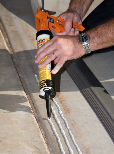 M-D Building Products 50100 10 ft. Gray Vinyl Garage Door Threshold Kit M-D Building Products