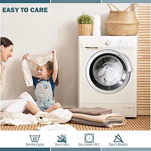 2 Pack King Waterproof Mattress Protector Deep Pocket Mattress Cover, Soft Breathable Mattress Pad, Fitted Noiseless Waterproof Bed Cover Stretch to 25" UNILIBRA