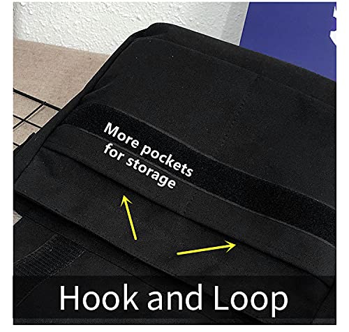 TopTie Classic Canvas Messenger Bag, White Canvas Shoulder Bag Side Bag for Men and Women TopTie