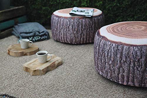 Esschert Design BK014 Outdoor Poufs Garden Seat, Tree Trunk Medium Esschert Design