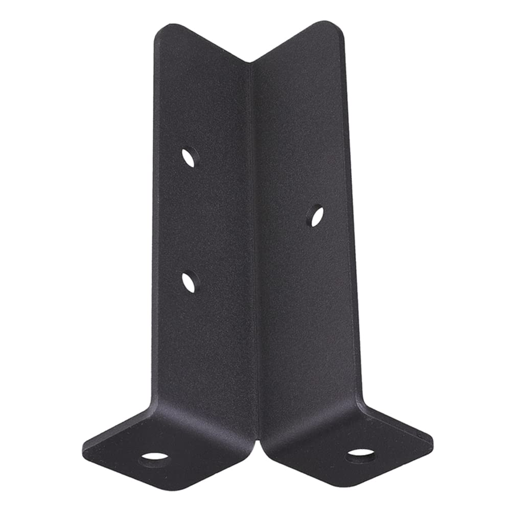 Wpbhk 8Pcs Adjustable Deck Post Anchor Base Brackets Fit 1.5x1.5,2x2,2x4,4x4 Post,Heavy Duty Reversible Wood Fence Post Base Brackets kit for Pergola Railing Mailbox Wpbhk