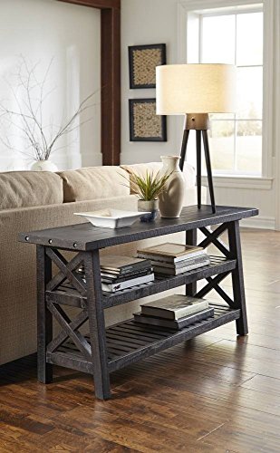Modus Furniture Yosemite Solid Wood Console Table, Cafe Modus Furniture