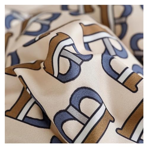 TXGJWRA Marbling Bedding Set Cotton Duvet Cover Bed Linen Set King Bedding Queen Single Size Comforter Sets Summer Duvet Cover Sets,C-Flat -King TXGJWRA