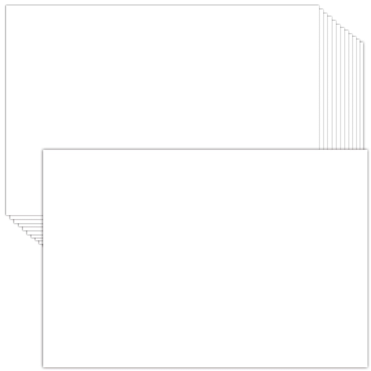 Hysiwen 50 Sheets White Card Stock 3 x 5 Inches, 250gsm/92 lb Blank Cardstock Paper for Paper Crafts or Drawing(W35) Hysiwen