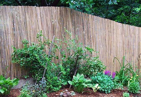 Bamboo Slat Fence, 5'H x 14'L MGP