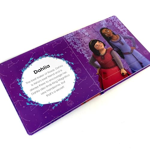 Disney Wish My First Puzzle Book - Jigsaw Puzzles for kids, 10-page board book, 5 puzzles to enjoy Phidal