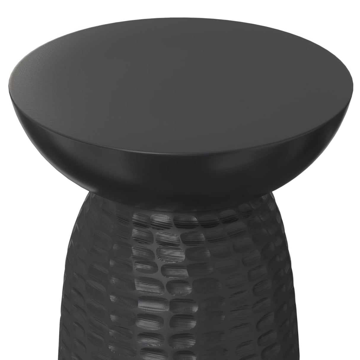 SIMPLIHOME Boyd SOLID MANGO WOOD 13 inch Wide Round Contemporary Wooden Accent Table in Black, Fully Assembled, for the Living Room and Bedroom SIMPLIHOME