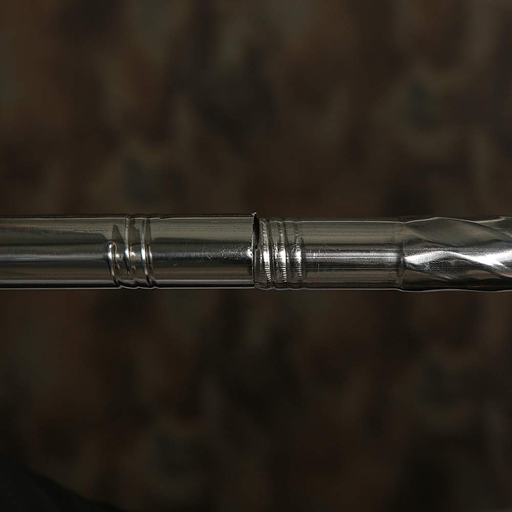 Mengersi Canopy Bed Frame Post Stainless Steel Four Corner Bed Canopy Poles Mosquito Net Frame Bracket Fit for Metal Bed Wood Bed Twin Size (Silver) Mengersi