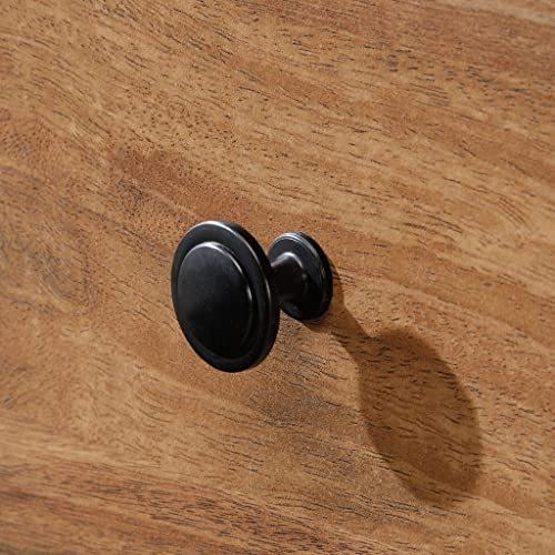 Sauder North Avenue Dresser, L: 15.83" x W: 42.95" x H: 30.00", Black Sauder