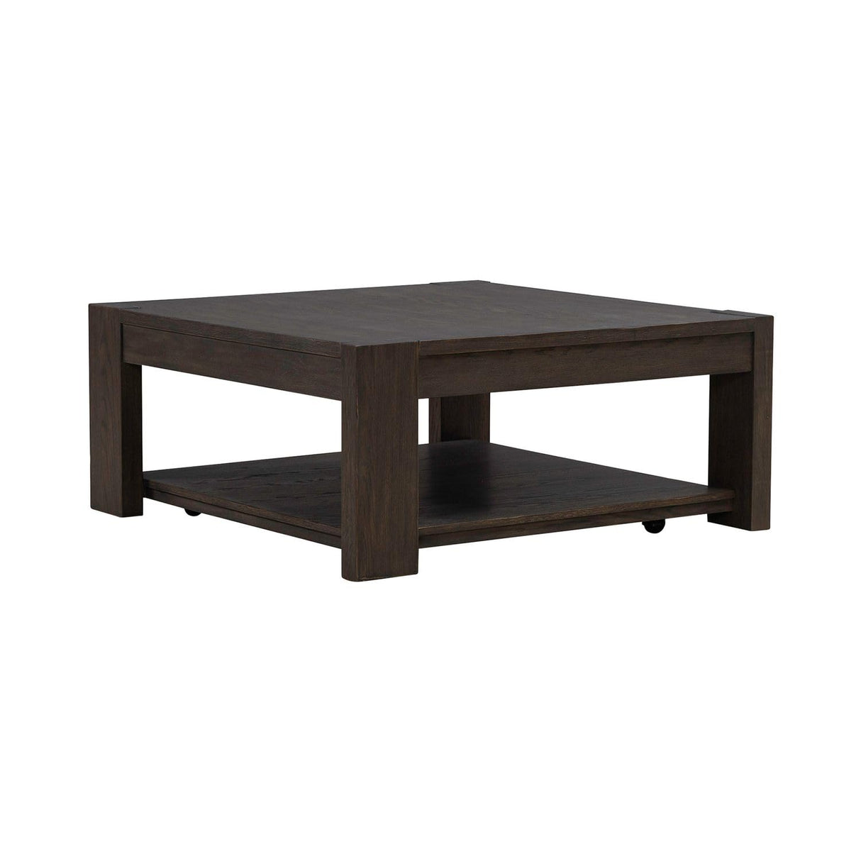 Liberty Furniture Lennox Hill Living Room Oversized Square Cocktail Table - Bark LIBERTY FURNITURE INDUSTRIES, INC.