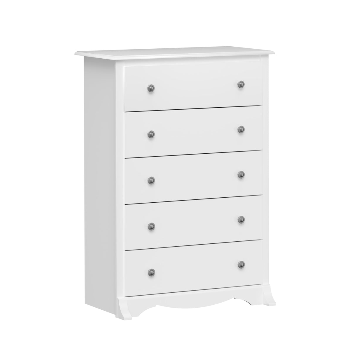 Prepac Sonoma Superior 5-Drawer Chest for Bedroom - Spacious and Stylish Chest of Drawers, Measuring 17.75"D x 31.5"W x 44.75"H, In White Finish Prepac