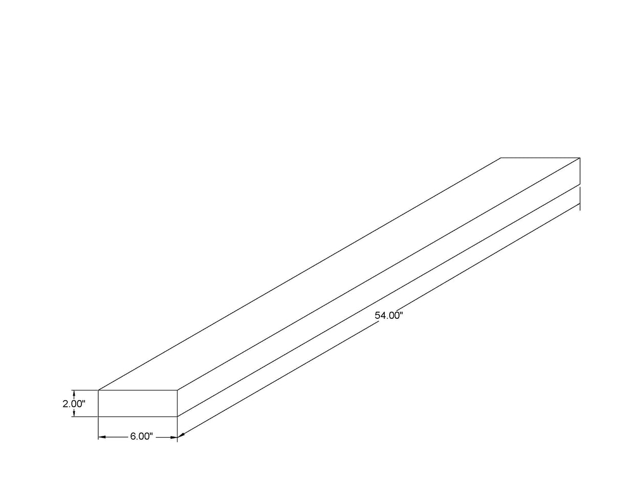 Joel's Antiques - 54 Inch Wooden Floating Shelves for Wall - Made of Natural Wood - Long Heavy Duty Rustic Wall Shelves for Bedroom - Perfect for Living Room, Kitchen - Medium Brown 54x6x2 Inches joelsantiques