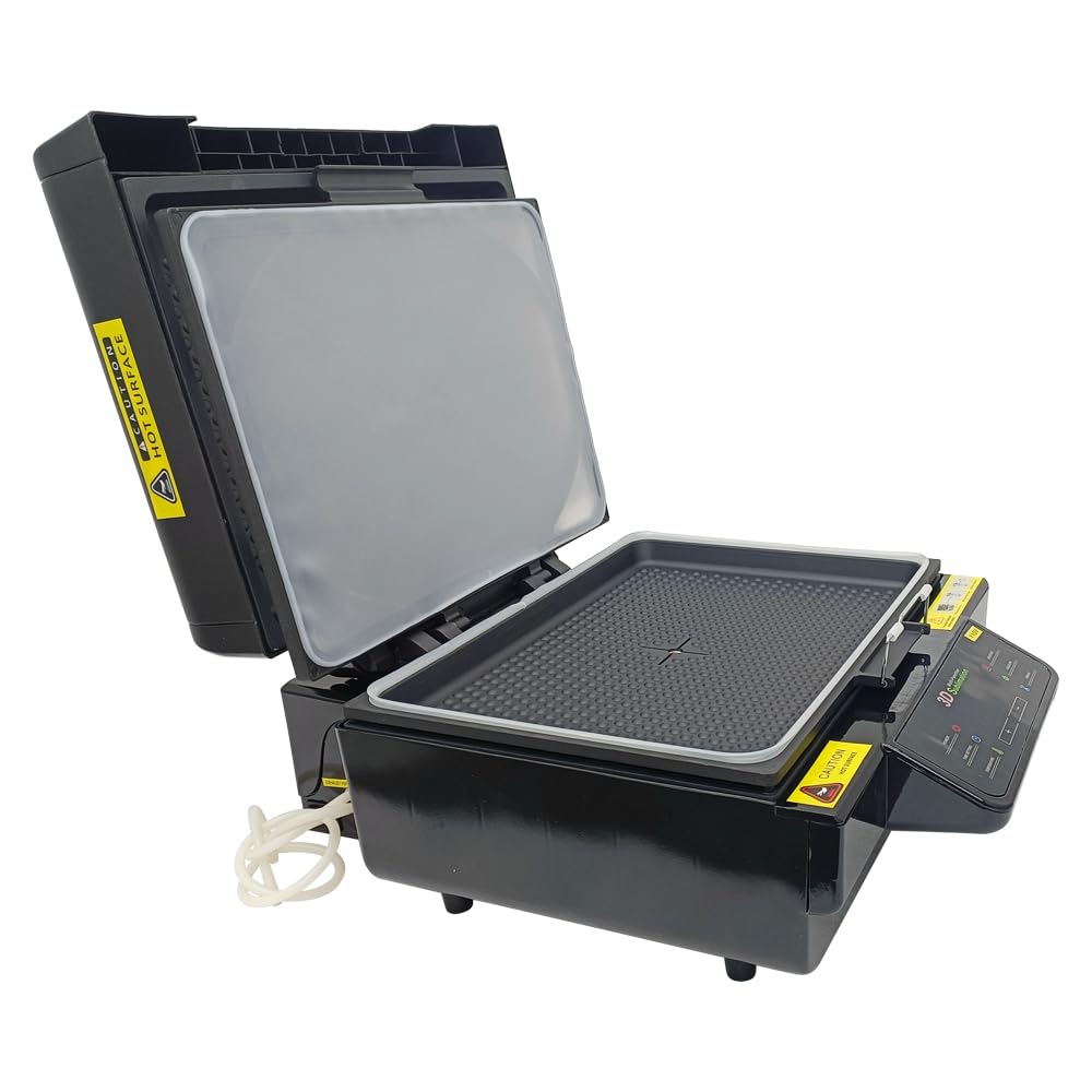 INTSUPERMAI 3D Heat Press Multi-Functional Sublimation Machine 110V 2800W 3D Vacuum Sublimation Heat Press Machine for Mugs Phone Case Plate and Glasses Photo Frame Sublimation Craft INTSUPERMAI