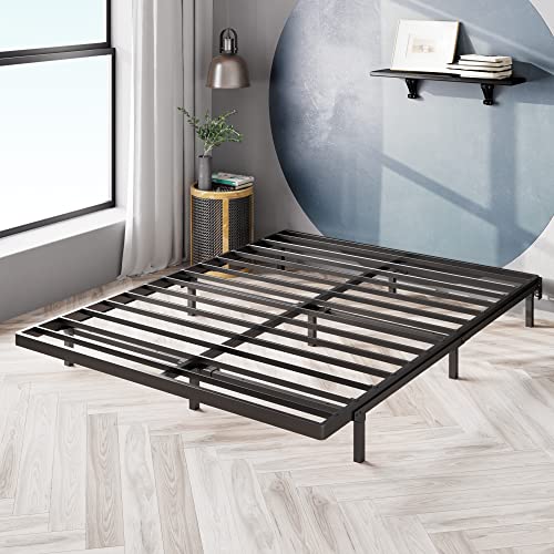 ZINUS Quick Lock Bunkie Board, Box Spring & Bed Slat Replacement, Metal Frame with Steel Slats, Easy Assembly, Queen Zinus