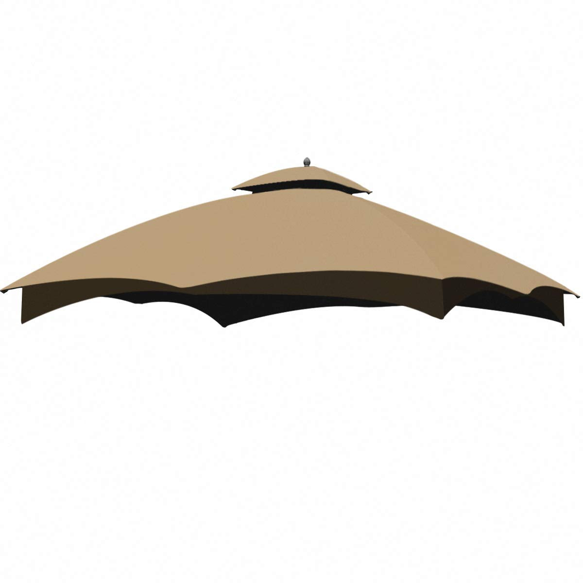 ontheway Replacement Canopy Top for Lowe's Allen Roth 10X12ft Gazebo #GF-12S004B-1 (Khaki) ontheway