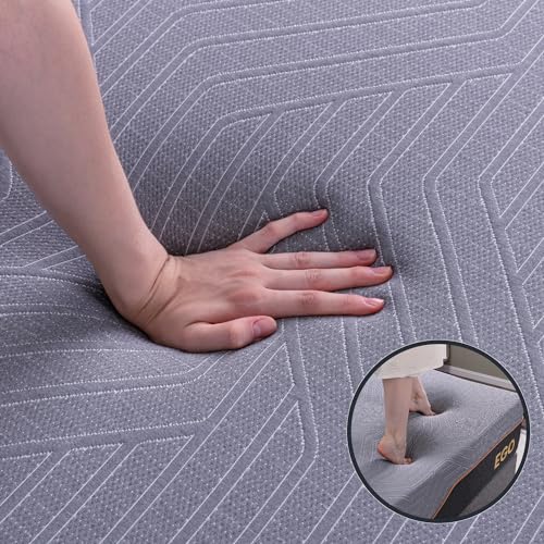 Copper Gel Memory Foam Mattress, 14 Inch Cal King Size Memory Foam Mattress, CertiPUR-US Certified, Bed in a Box, Black MLILY