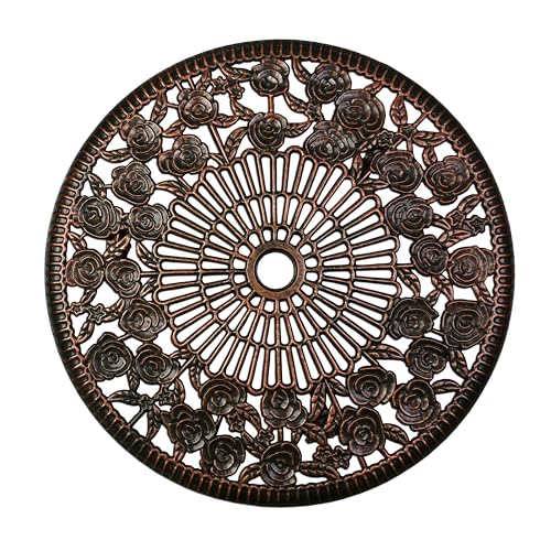 Oakland Living 3-Piece Rose Bistro Set with 23.5-Inch Cast aluminum Top Table Oakland Living