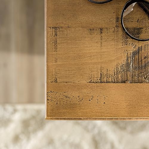 Walker Edison Farmhouse Wood Bookcase with 2 Fixed Shelves - 52 Inch, Black Storage Cabinet for Home Office Walker Edison