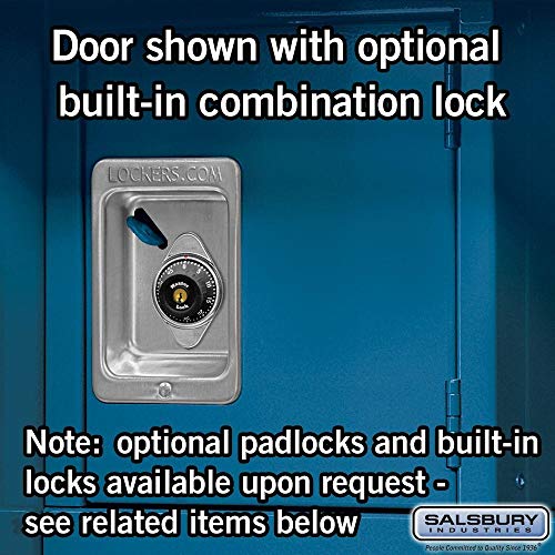 Salsbury Industries Open Access Standard Unassembled Metal Locker, 6-Feet-18-Inch, Blue Salsbury Industries