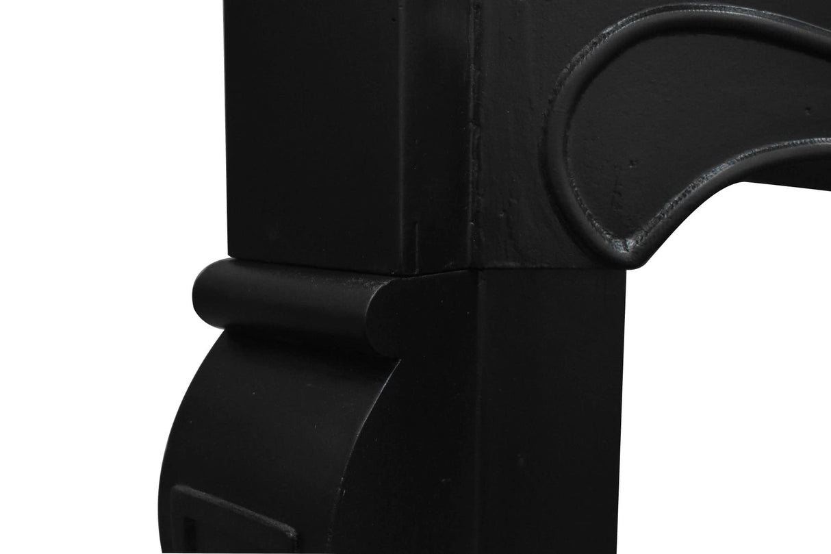 Creative Co-Op Victorian Fireplace Mantel, Black Creative Co-Op