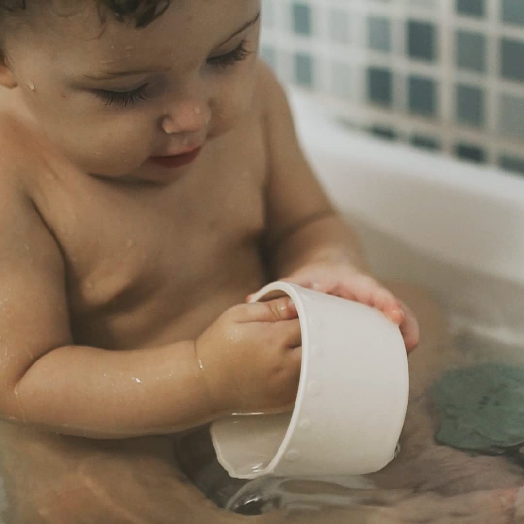 Moonkie Stacking Cups Toy, Fun Educational Baby Toys Silicone Soft Teething Toy, Age 6+ Months, 7 Piece Set Moonkie