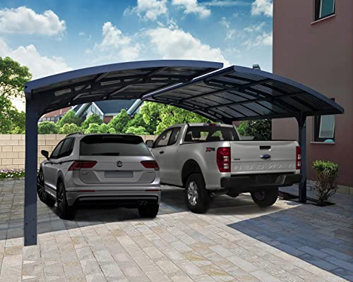 Palram - Canopia Arizona Wave Double Carport Arch-Style Palram