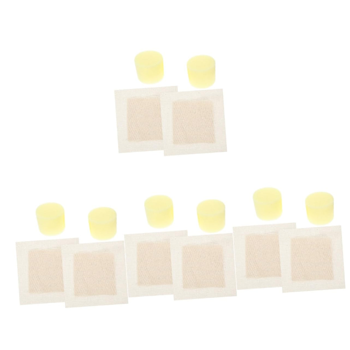 FELTECHELECTR 4 Sets Pancake Grease Brush Pancake Grease Spreader Basting Mop Bbq Oil Mop Pastry Brush Dispense Oil Wiper Replace Fabric Pancake Spreading Mop Bbq Mop Crepe Maker Oil Brush Cloth FELTECHELECTR