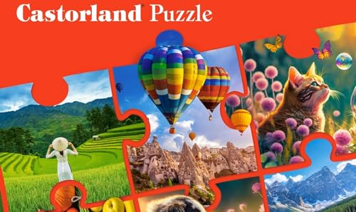 CASTORLAND 1000 Piece Jigsaw Puzzles, Burano Colors, Italy, Venice, Adult Puzzle, Castorland C-105250-2 Castorland