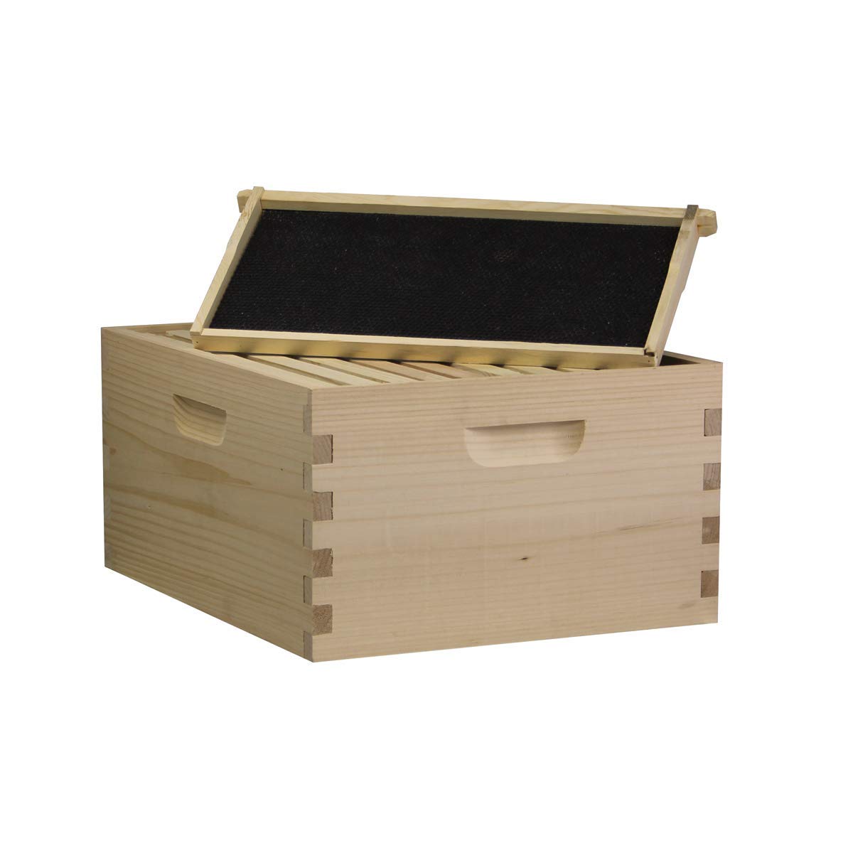 Busy Bees 'N' More Amish Made Langstroth Bee 10 Frame Deep/Brood Box w/Frames and Foundations Busy Bees 'N' More