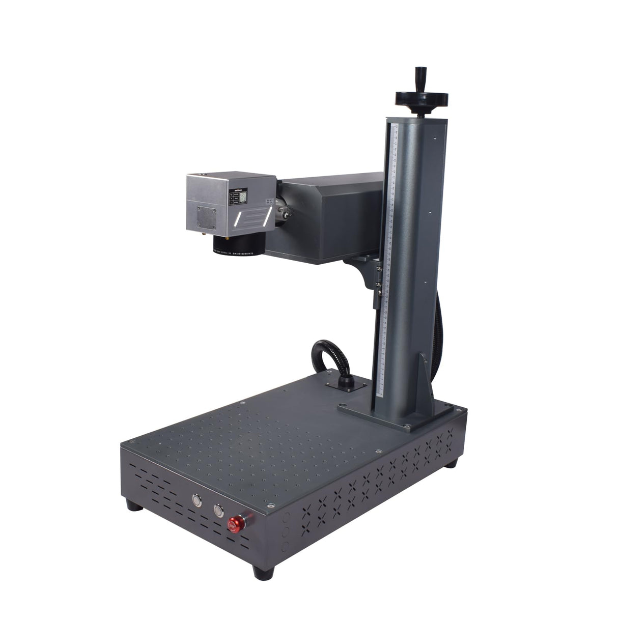 JPT 3W/5W UV Laser Engraver Laser Marking Machine, 175×175mm(6.9x6.9") with S&A Water Chiller and D80 Rotary Axis (UV 5W) Ovsuqu