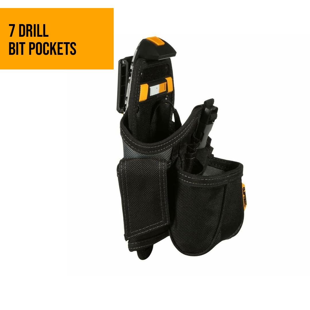 Tough Built Drill Holster Pouch TB-CT-20-L Pocket Work Wear Belt Clip Tools ToughBuilt