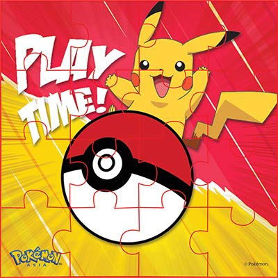 Pokemon Style Characters Jigsaw Puzzle, Pack of 6, Total 96 Pieces, Assortment 1 Pokemon